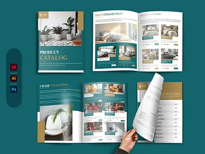 Elegant Product Catalog Design Template annual report banner design boucherdesign broucher cataloguedesign companyprofile magazine product catalogue rollup banner