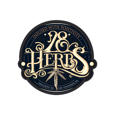 28 Herbs branding cannabis industry graphic design logo marijuana marijuana leaf vector vintage design