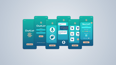 ChatList: An AI List App Concept app appdesign brand branding chatbot colorful design figma graphic design list logo mobile organization playful ui ux vector