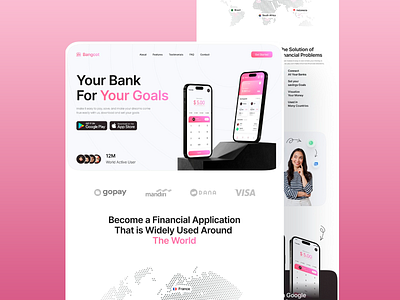 Bangcot Finance Payment Website android bangcot bank banking banking app crypto digital finance platform e banking finance fintech global banking app graphic design innovative fintech design landing page money payment transfer ui ux ux ui