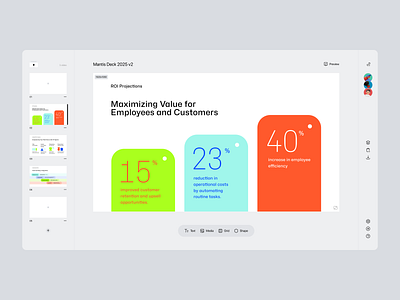 Slides app - Open slide branding deck deck design design designer grafician minimalist presentation product design product designer slides slides app ui ui design uidesign uxui