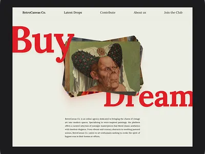 Arthouse — Website Design arthouse brutalism retro ui