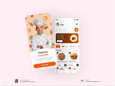 Modern Food Delivery App UI/UX Design desing figma food ui uidesing uiux ux uxdesing webdesing