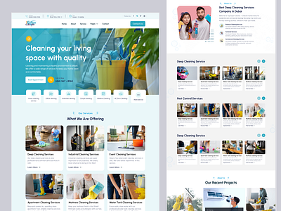Cleaning Service Agency Landing Page Design affordable cleaning services best cleaning agency branding cleaning service estimates cleaning support commercial cleaning solutions custom cleaning plans eco friendly cleaning agency home cleaning specialists homepage hygienic cleaning services landing page local cleaning service office cleaning services professional cleaning services reliable cleaners near me residential cleaning experts top cleaning company ui ui ux