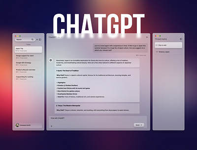 ChatGPT: Threadmarks chatgpt conversational design improving interaction design ui usability ux