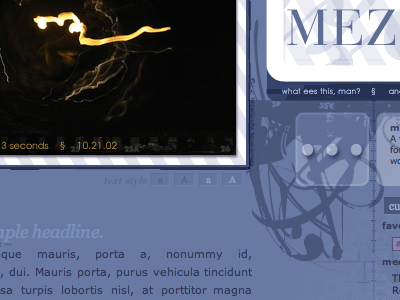 Mezzoblue v2 archives blue design grunge mezzoblue ornamentation site vintage