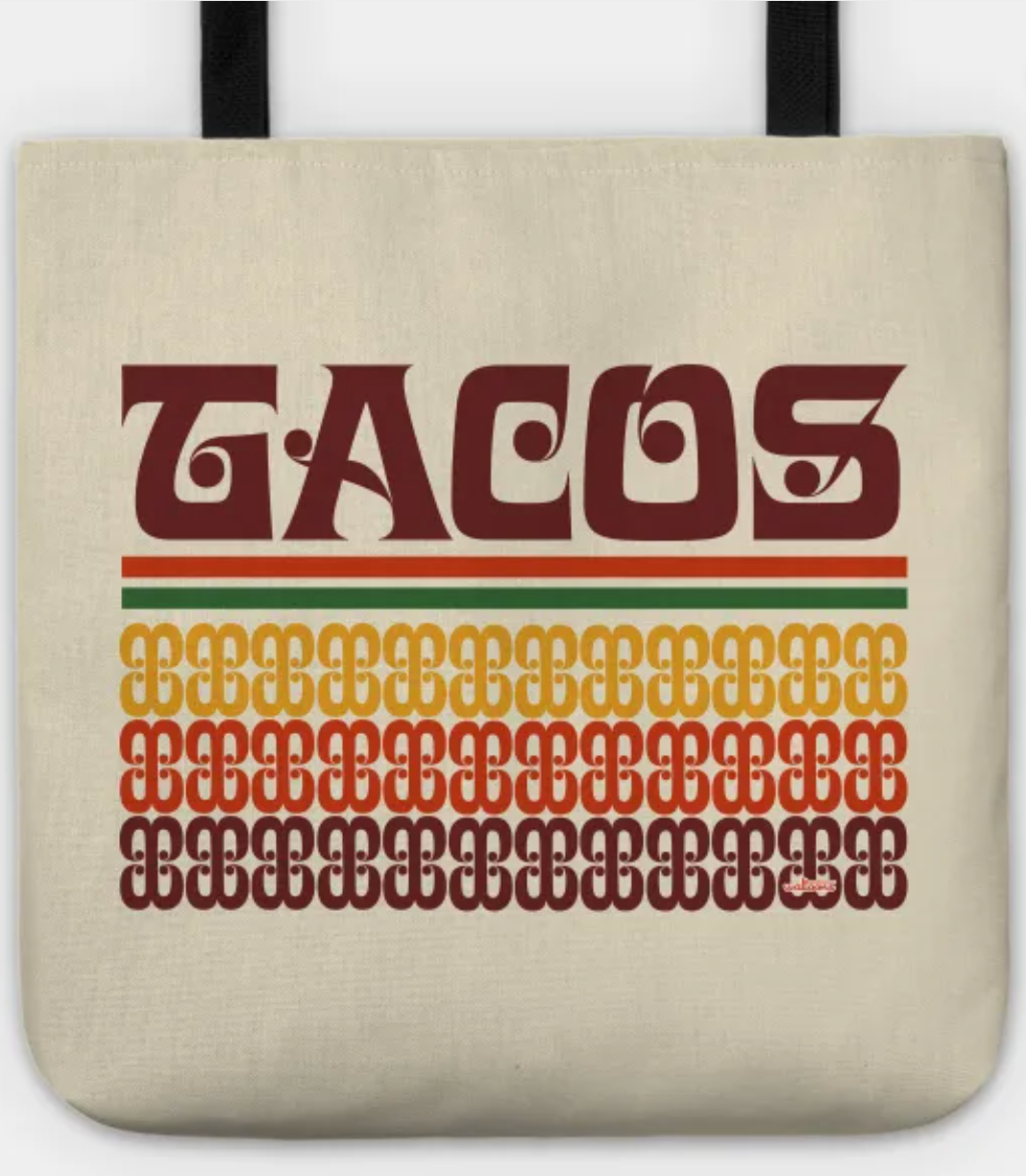 Taco Tuesday Tote and Tee 70s style merch design merch graphics retro retro style retro t shirt retro tee seventies stye t shirt t shirt design t shirt graphic taco taco lover taco tuesday tacos teepublic shop tote bag tote design tote graphic vintage style