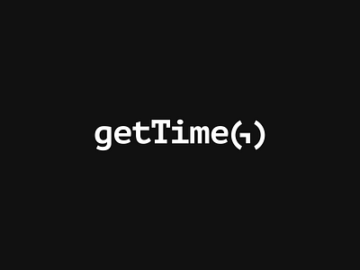 GetTime branding code dev developer developing gettime identity javascript logo mark symbol visualidentity watch