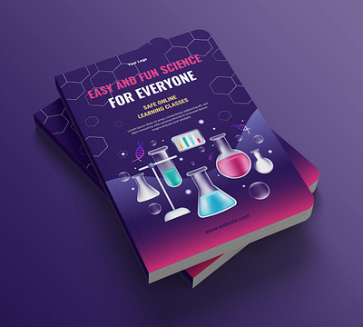 Easy and fun science book cover design album amazon book book cover book cover art book cover design book design cover cover art ebook cover education education book cover educationl book cover design kdp cover print print design publishing sceince workhu agency