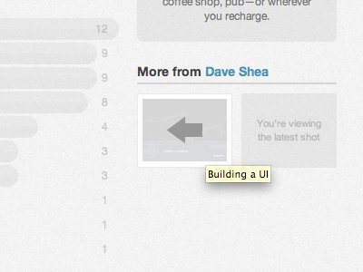 Prev/Next arrow comingsoon dribbble grey navigation shot