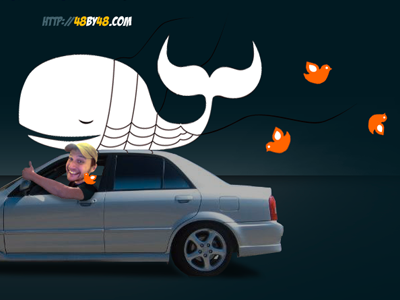 48by48 blue failwhale humor orange twitter yellow