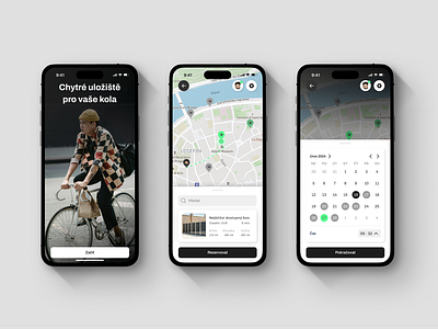 Dharma: MVP App app bike box mvp sharing ui ux