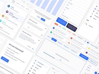 UI Design system branding ui ui components ui kit web design