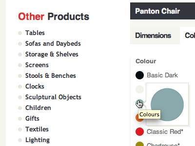 Designcollectors colors furniture helvetica shop vitra