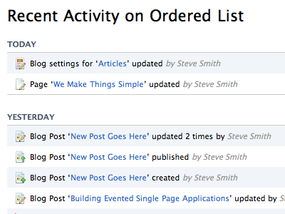 Activity Streams activities harmonyapp stream