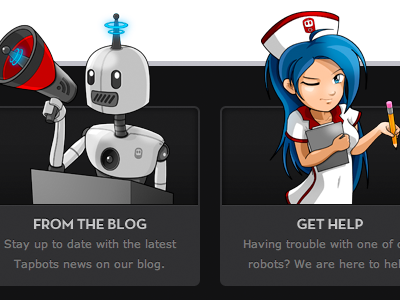 Something's Afoot footer illustration tapbots
