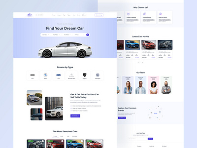 Car Rental Landing Page booking booking car car design features figma landing page modern design rent rental transport transportation ui ui ux user interface ux web web design website