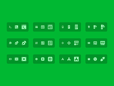 Portfolio Site - Software Icons app code color cpu design system icon memory pen phone plugin ram ssd swatch ui web work in progress
