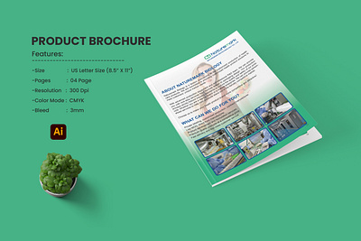 Product Brochure Design advertising bifold brochure branding brochure brochure design brochure template catalog company brochure graphic design marketing print printable product promotion template us letter