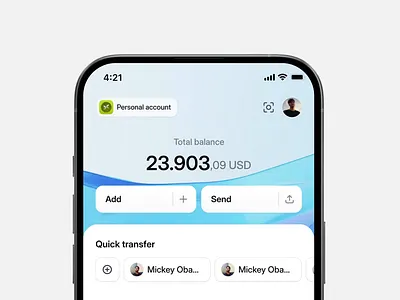 💸 3d app balance bank banking design finance fintech jitter mobile mobileapp mockup model modern money motion ui ui design ux