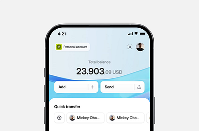 💸 3d app balance bank banking design finance fintech jitter mobile mobileapp mockup model modern money motion ui ui design ux