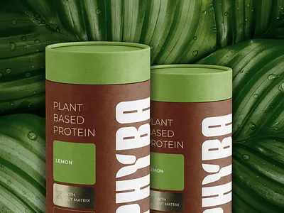 Supplements package line for Phyba beverage energy fitness graphic design health healthy label logo packaging product suplementos supplement tube well being