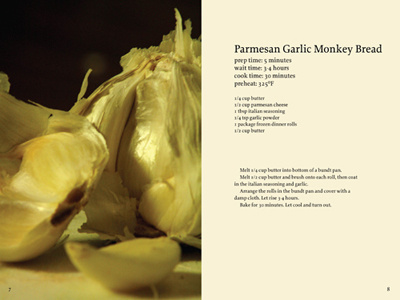 Fond spread 1 book cooking design food recipe