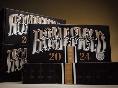 Homefield College Football Box 2024 apparel college football hat homefield packaging t shirt