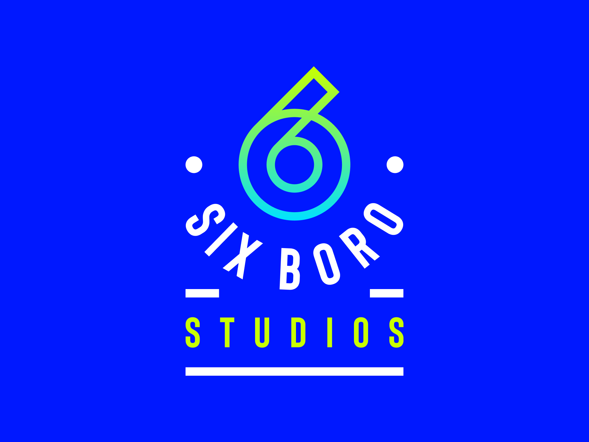 Six Boro Studios Logos 6 logo b logo combination mark crest emblem film film logo film role film studio film tape graphic design identity illustration logo logomark logotype monogram studio logo typography wordmark