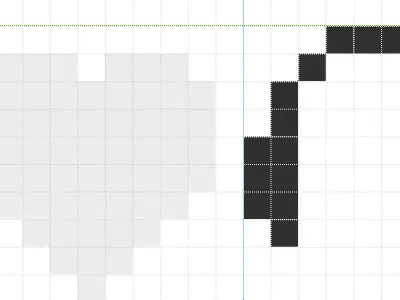 Pixel Icons grid icon pixel