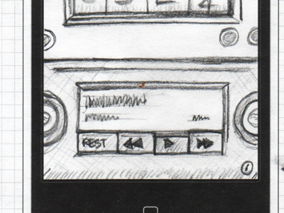 On deck. appbooks application iphone overcommitted sketch