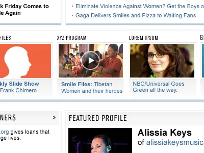 media site redesign data heavy homepage redesign