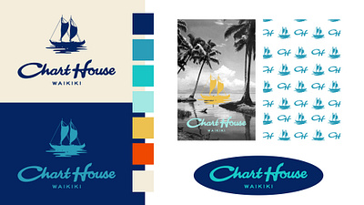 Chart House Waikiki Rebrand graphic design logo rebrand