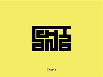 "Chiang" Logo brand design branding graphic design logo logotype vector