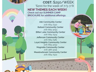 Summer Camp 2022 Preschool design graphic design illustration poster design vector