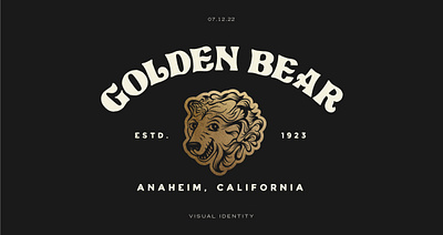 Golden Bear Reimagined at OCVibe branding graphic design logo typography