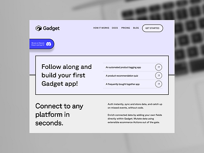 Homepage redesign for the tech startup, Gadget components design homepage ui ux uxui uxuidesign webdesign