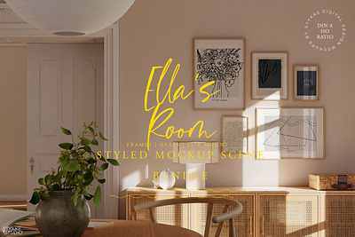 ELLAS ROOM Interior & Frame Mockup art mockup frame frame mockup frame mockup interior interior mockup mockup pod mockup poster mockup