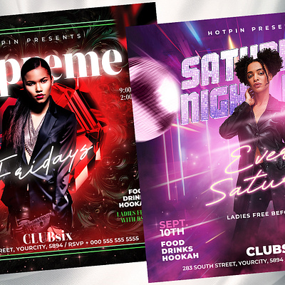 Night Club Flyer Bundle rb