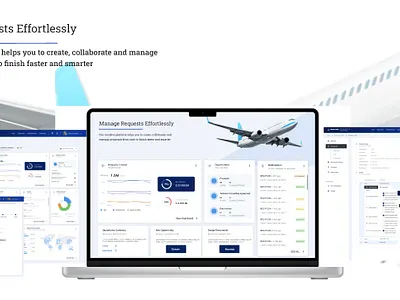 Boeing Admin Portal dashboard portal ui