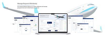 Boeing Admin Portal dashboard portal ui