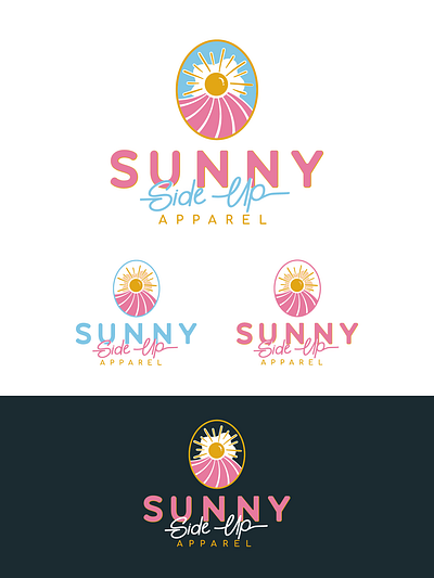 Sunny 01 apparel beach branding logo sunny