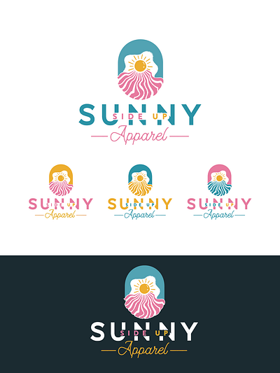 Sunny 02 apparel beach branding logo sunny