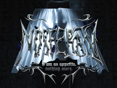 Y2K Typography 3d graphic design illustration typography