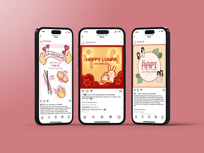 Asian Student Association Instagram Posts design graphic design social media