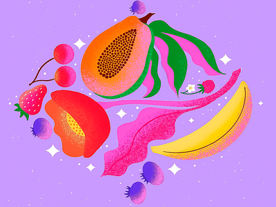 Fruit Symphony artistic food design berry arrangement dreamy artwork eye catching design floral and fruit composition floral centerpiece fruit hamony fruit illustration illustration magical composition minimalist fruit art nature inspired design organic shapes radiant illustration refreshing aesthetic refreshing visuals summer vibes sweet fruits artwork tropical illustration whimsical sparkles