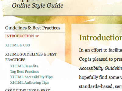 Style Guide guide happycog rgba style styleguide