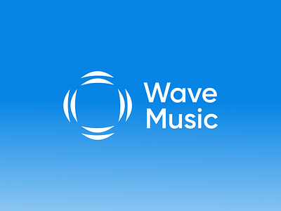 Music Logo - Wave Logo abstract abstract logo blue logo brand guidelines branding graphic design logo logo design wave logo