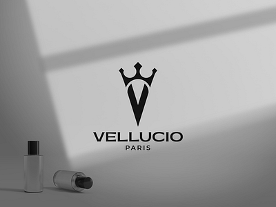 Vellucio Paris - Logo Design brand identity branding branding design emblem logo iconic logo logo logo designer v logo v logo design