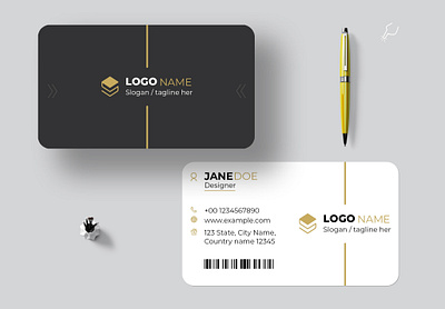 Corporate Professional Business Card simple